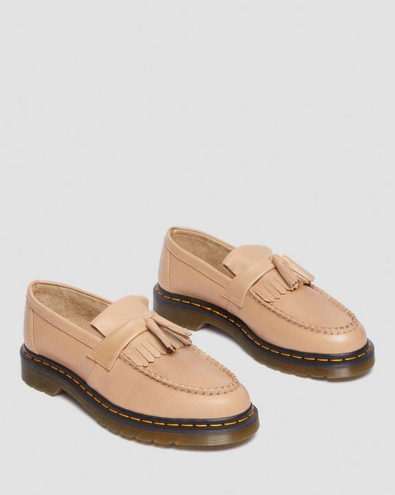 Adrian Carrara Leather Tassel Loafers