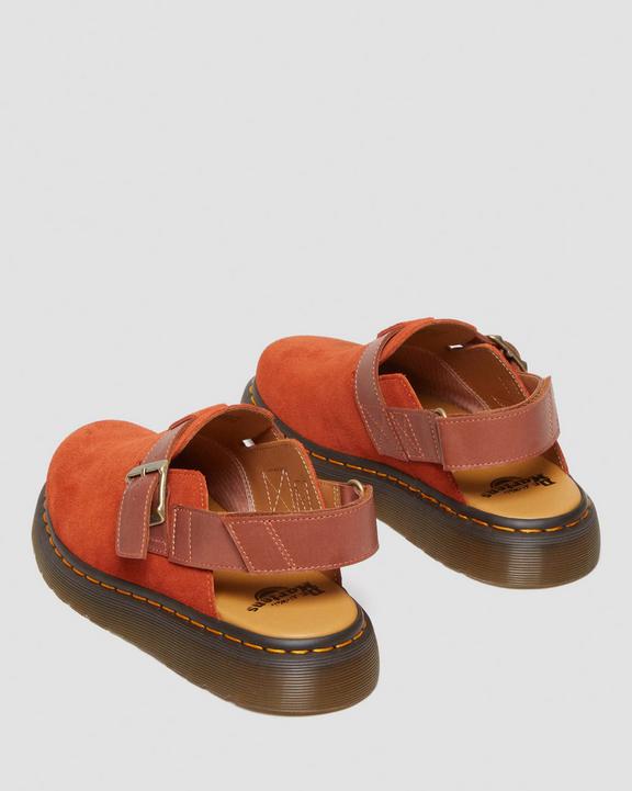 Jorge II Suede & Leather Slingback Mules