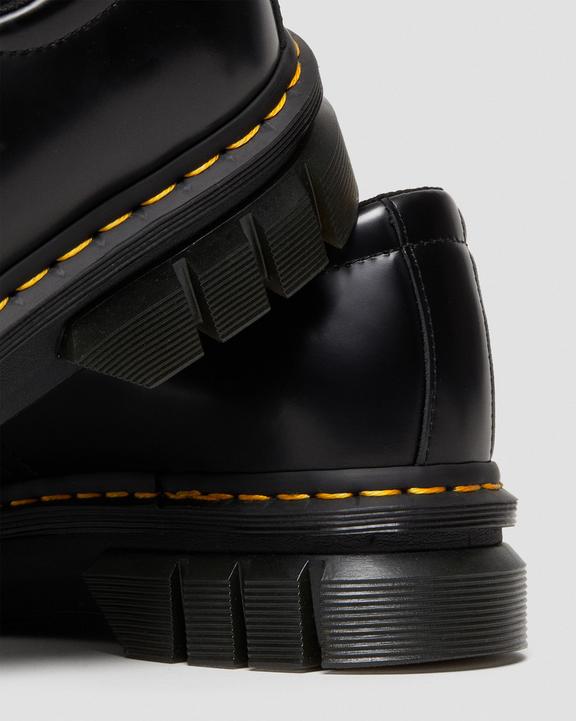 Rikard Polished Smooth Leather Platform Shoes