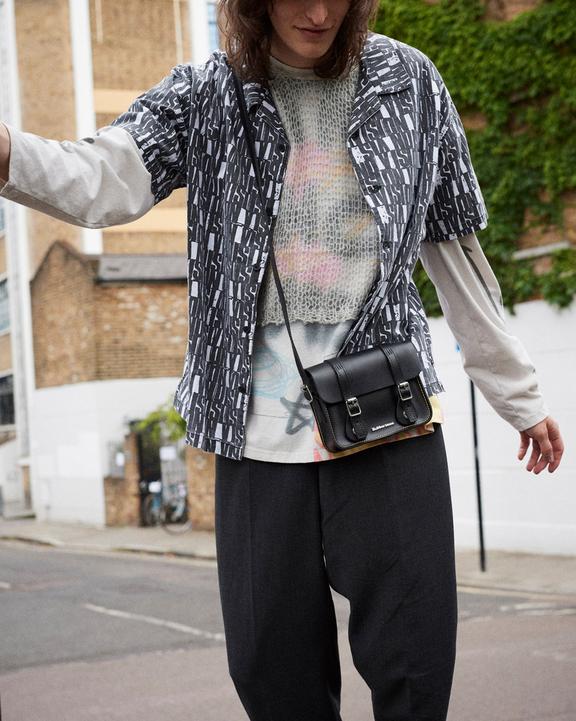 7 Inch Leather Crossbody Bag