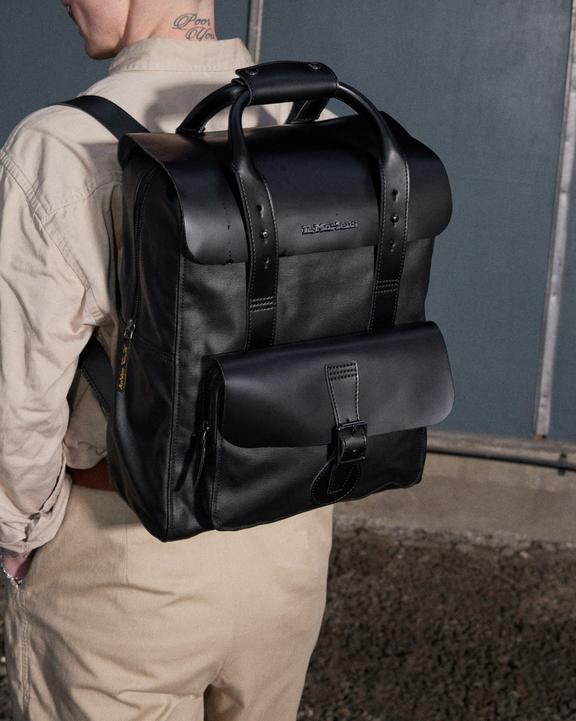 Leather & Canvas Backpack