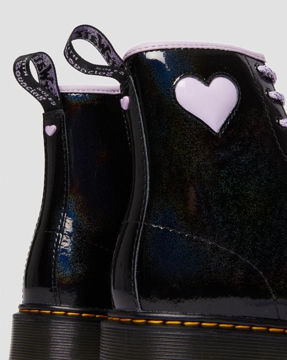 Youth 1460 Shimmer Heart Lace Up Boots