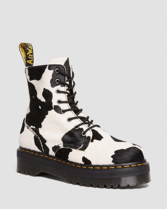 Jadon Boot Hair-On Cow Print Platforms