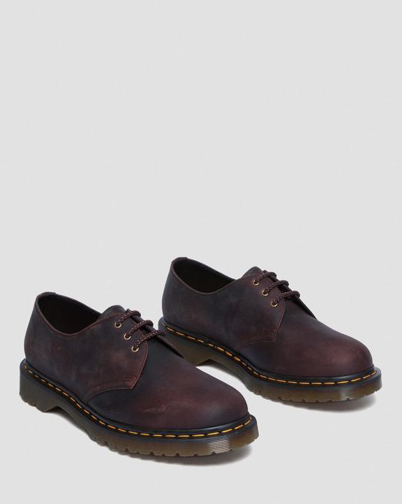 1461 Waxed Full Grain Leather Oxford Shoes