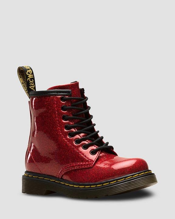 Toddler 1460 Glitter Lace Up Boots