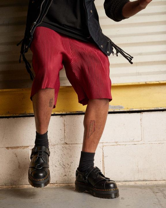 1461 Harness Leather Platform Shoes