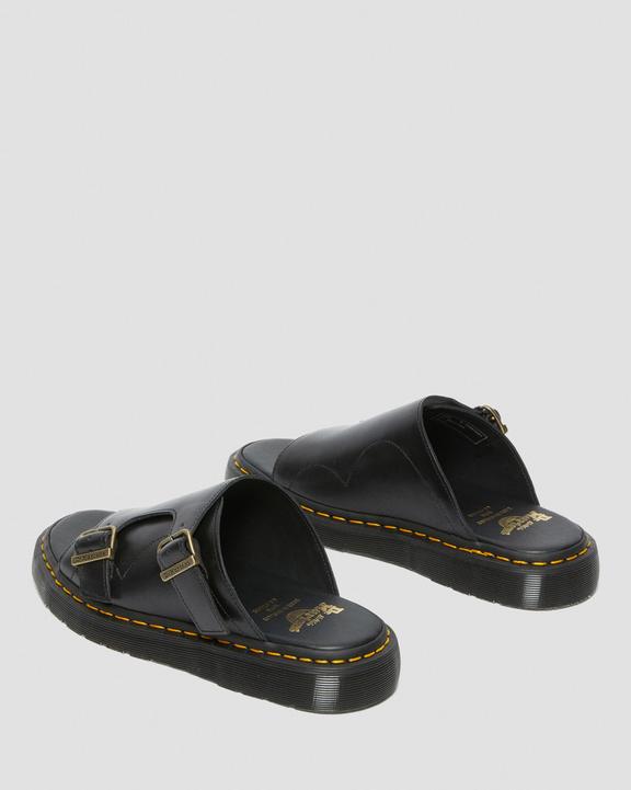 Dayne Made in England Leather Slide Sandals