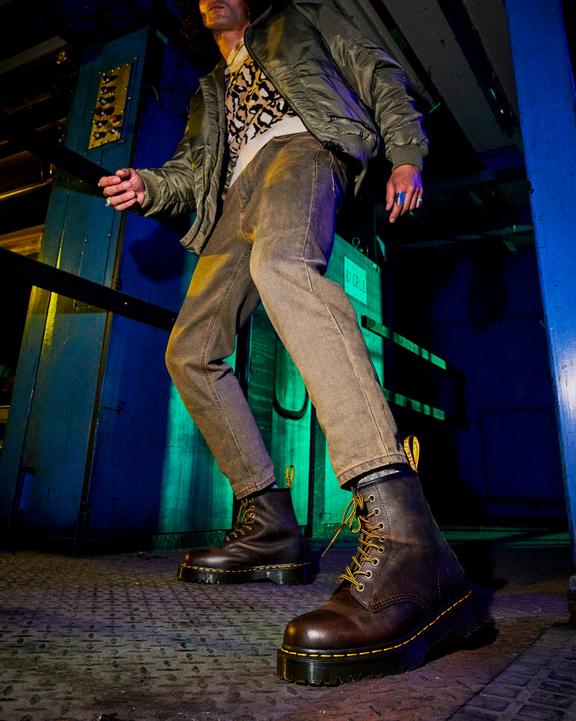 1460 Bex Crazy Horse Leather Lace Up Boots