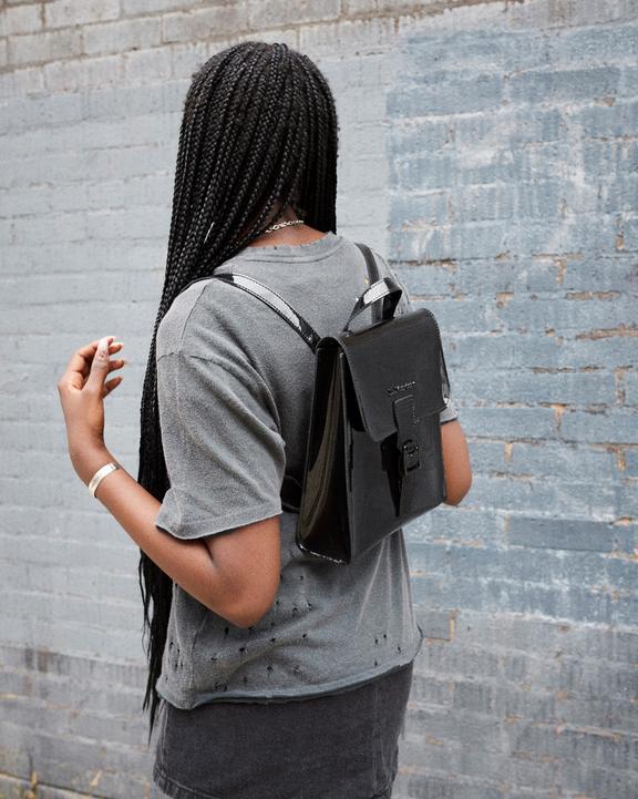 Patent Leather Mini Backpack