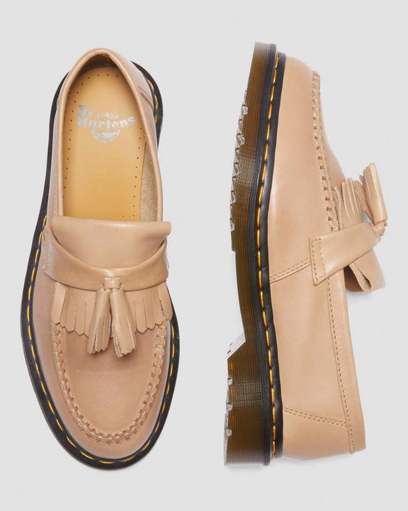 Adrian Carrara Leather Tassel Loafers
