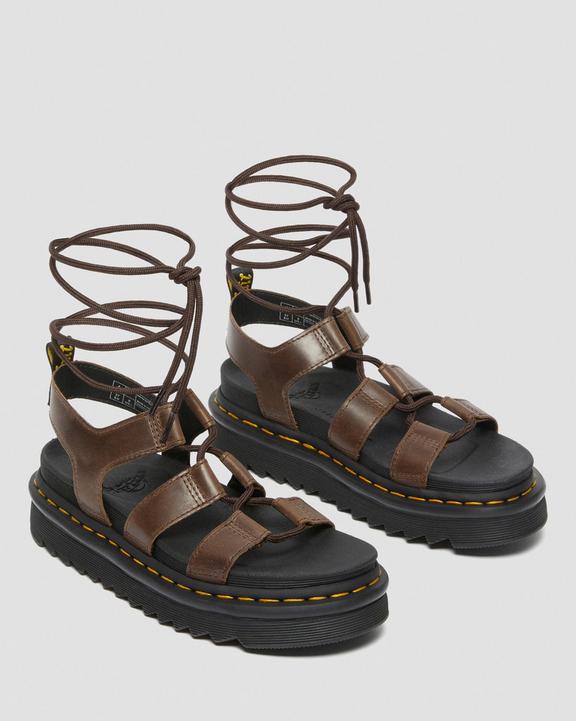 Nartilla Illusion Leather Gladiator Sandals
