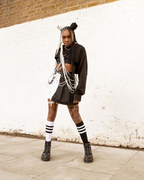 Sincalir Milled Nappa Leather Platform Boots