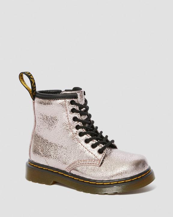 Toddler 1460 Crinkle Metallic Lace Up Boots