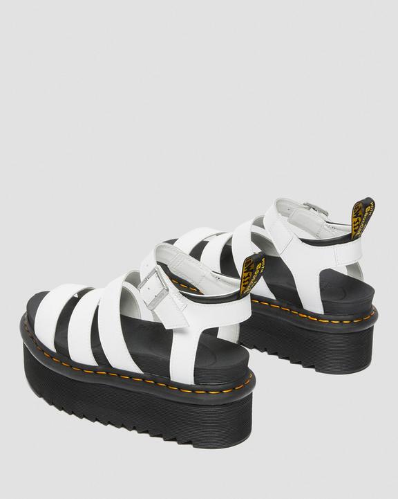 Blaire Hydro Leather Platform Strap Sandals