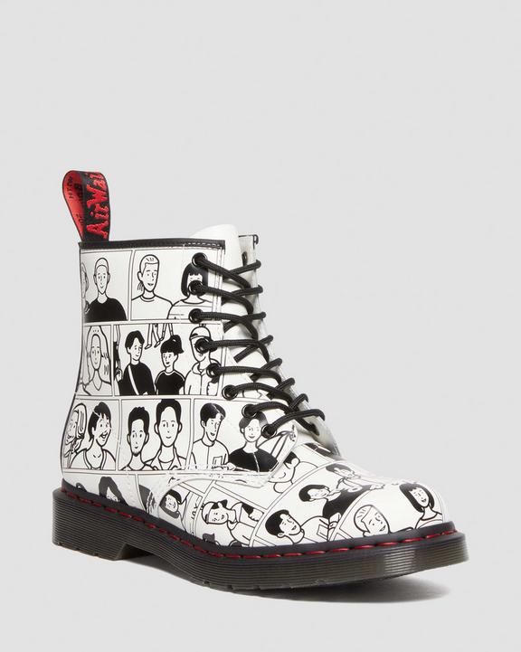 1460 Pride with Fuyuki Kanai Leather Lace Up Boots