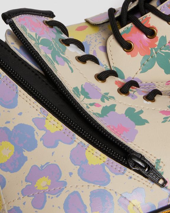 Youth 1460 Floral Mash Up Leather Lace Up Boots