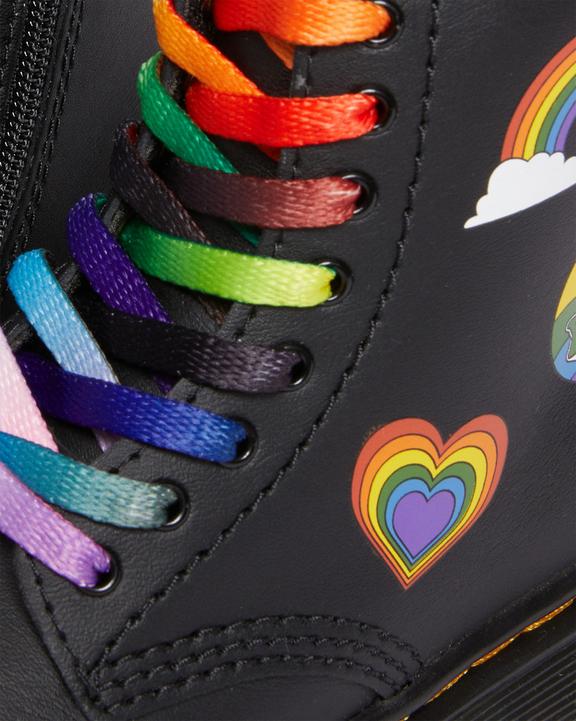 Toddler 1460 For Pride Leather Lace Up Boots