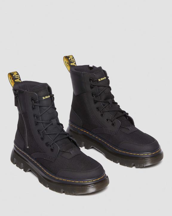 Tarik Zip Poly & Leather Utility Boots