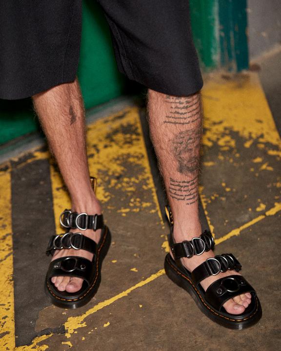 Gryphon Alternative Brando Leather Strap Sandals