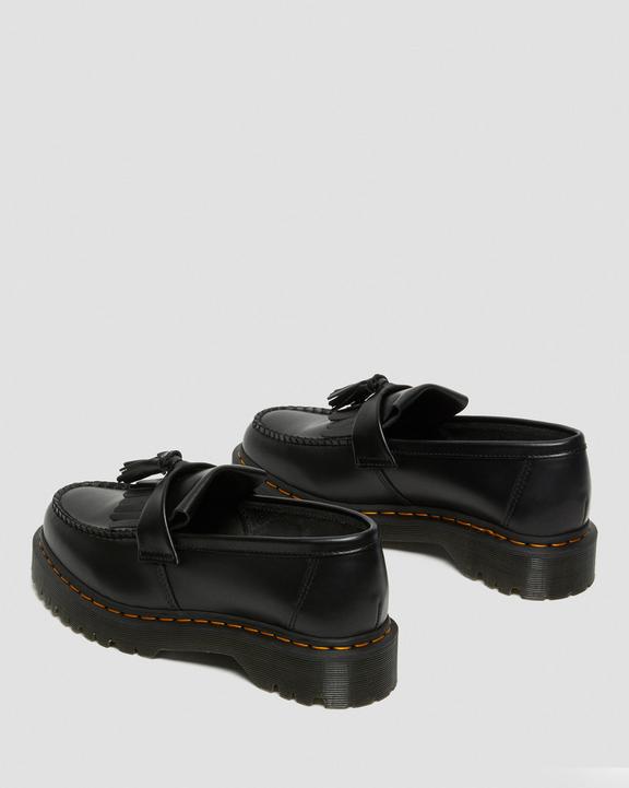 Adrian Bex Smooth Leather Tassel Loafers