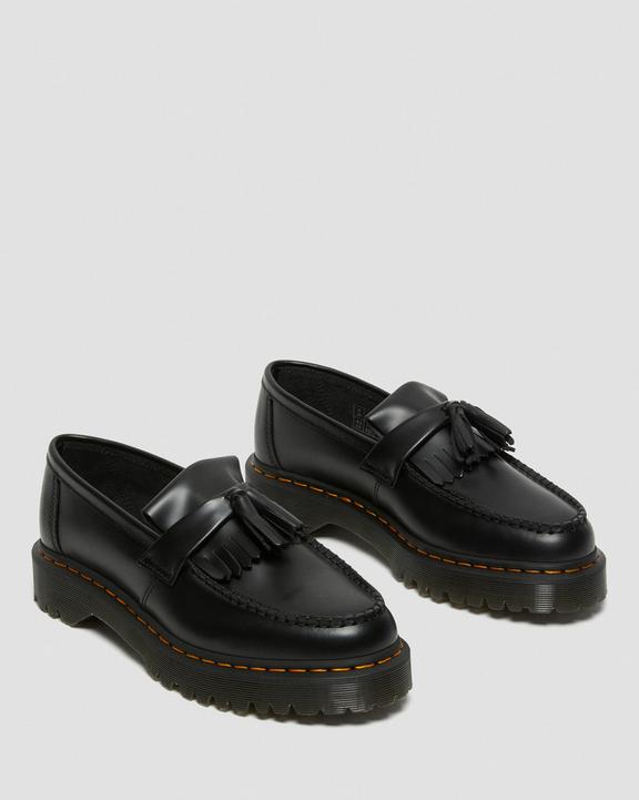 Adrian Bex Smooth Leather Tassel Loafers