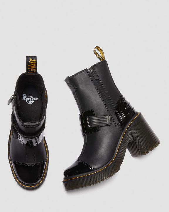 Gaya Alternative Leather Heeled Chelsea Boots