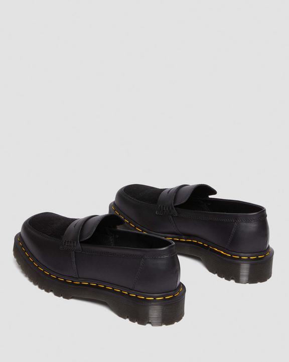 Penton Bex Square Toe Hair-On & Leather Loafers