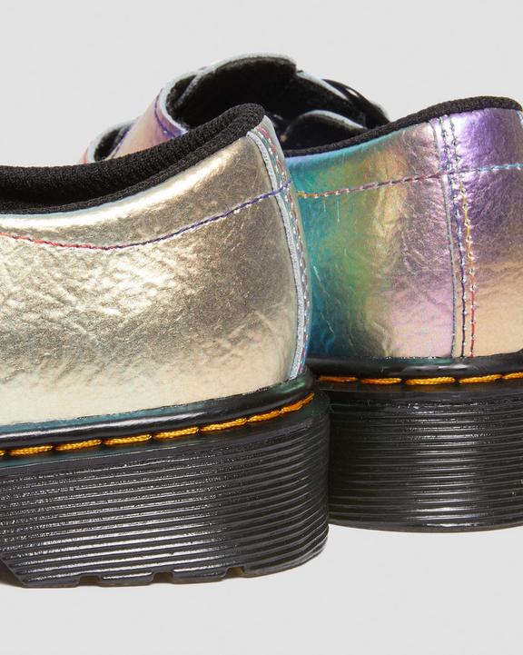 Junior 8065 Rainbow Crinkle Leather Mary Jane Shoes