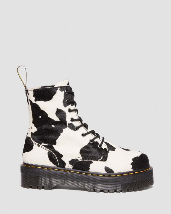 Jadon Boot Hair-On Cow Print Platforms