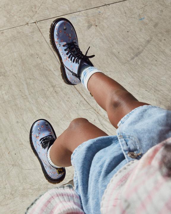 Junior 1460 Patent Woodland Lace Up Boots