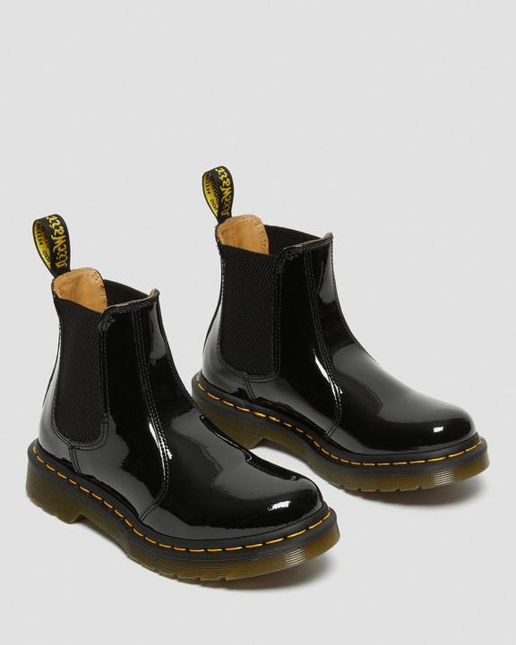 2976 Women's Patent Leather Chelsea Boots