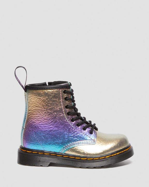 Toddler 1460 Rainbow Crinkle Leather Lace Up Boots