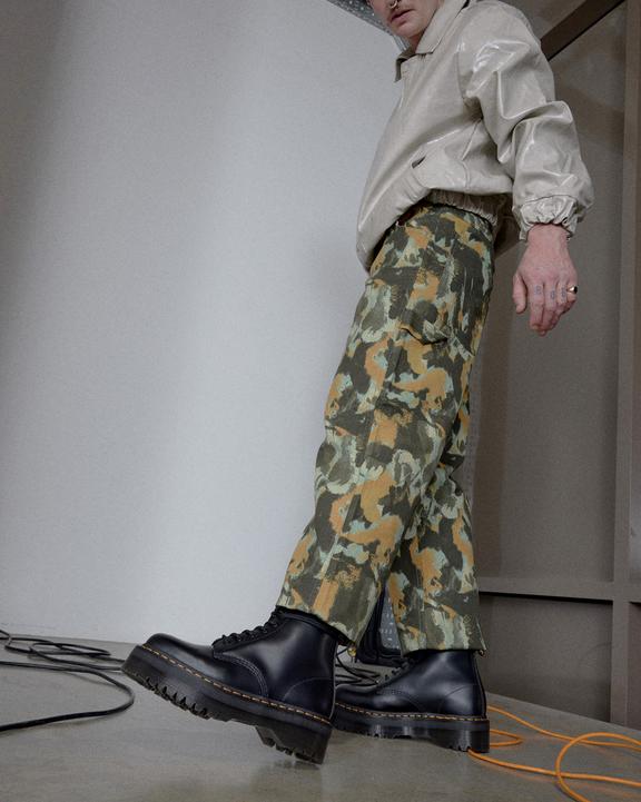 101 Smooth Leather Platform Ankle Boots