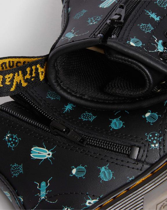 Toddler 1460 Glow in the Dark Bugs Lace Up Boots