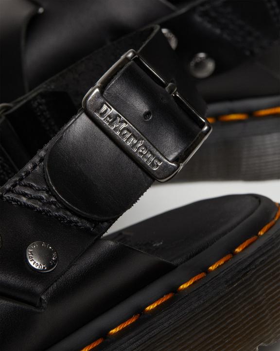 Zane Brando Leather Slingback Sandals