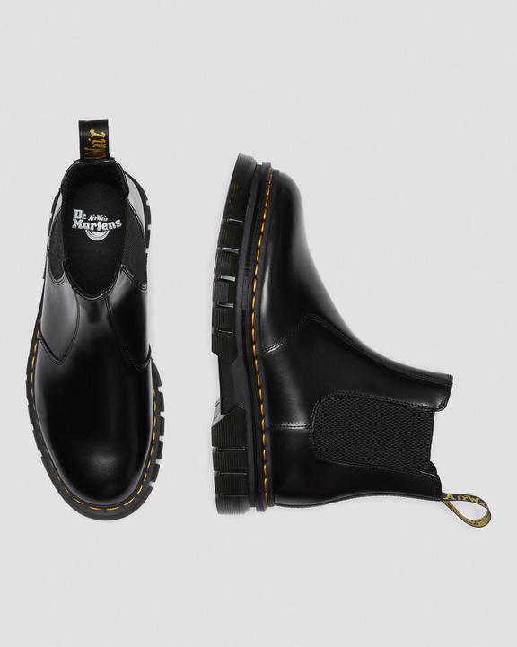 Rikard Polished Smooth Leather Chelsea Boots