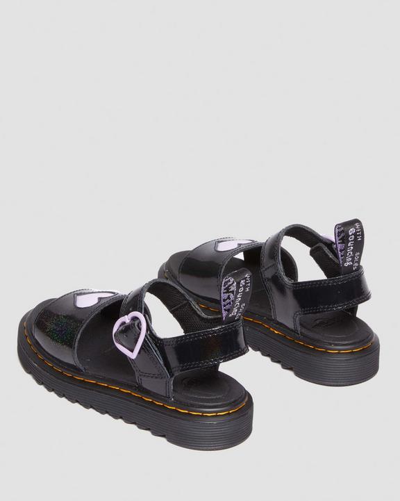 Junior Marlowe Shimmer Heart Strap Sandals