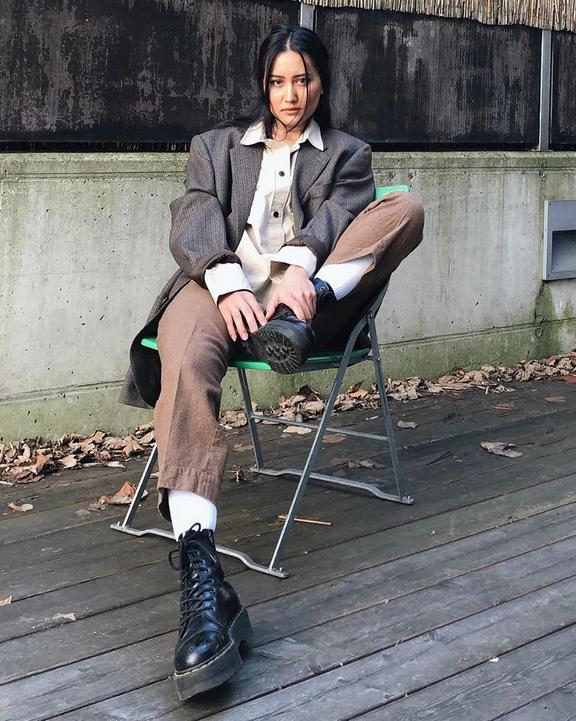 Jadon Hi Boot Smooth Leather Platforms