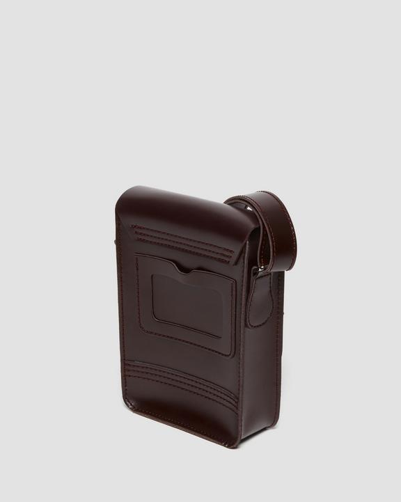 Leather Vertical Crossbody Bag