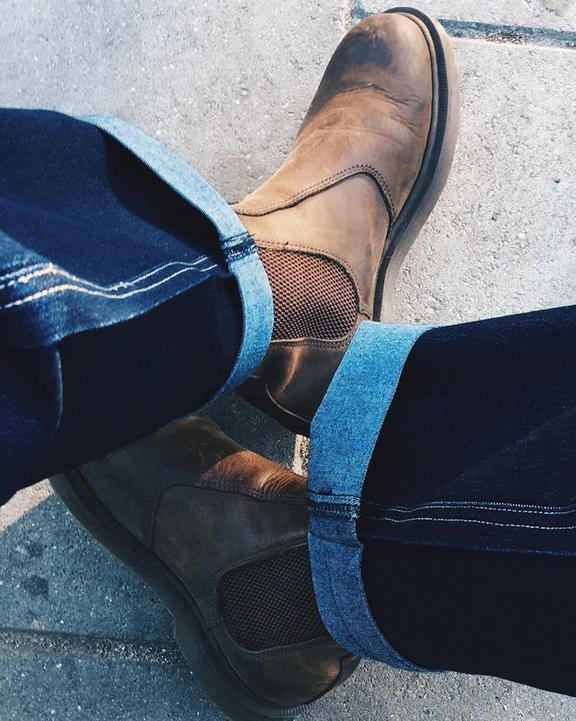 2976 Crazy Horse Leather Chelsea Boots