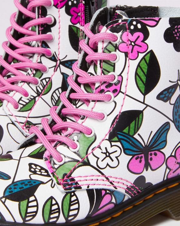 Toddler 1460 Meadow Print Leather Lace Up Boots