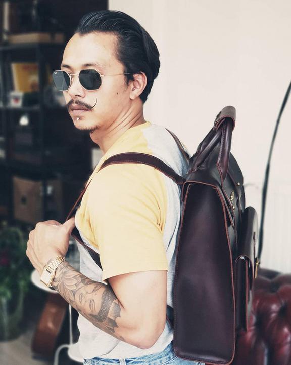 Brando Leather Backpack