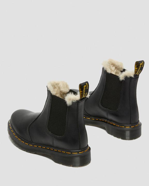 2976 Women's Faux Fur Lined Chelsea Boots