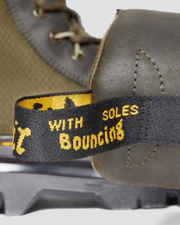 Tarik Leather & Nylon Utility Boots