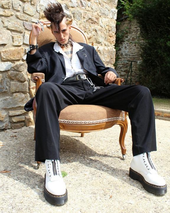 Sincalir Milled Nappa Leather Platform Boots