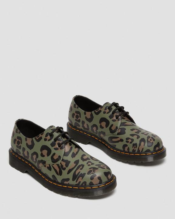 1461 Distorted Leopard Print Oxford Shoes