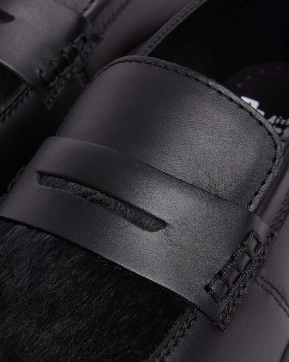 Penton Bex Square Toe Hair-On & Leather Loafers