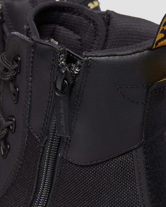 Tarik Zip Poly & Leather Utility Boots