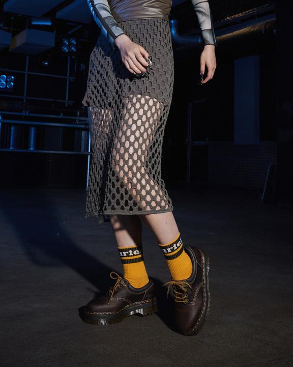 8053 Arc Crazy Horse Leather Platform Casual Shoes