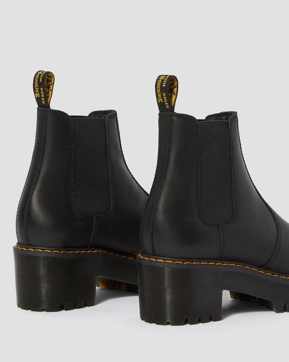 Rometty Wyoming Leather Platform Chelsea Boots